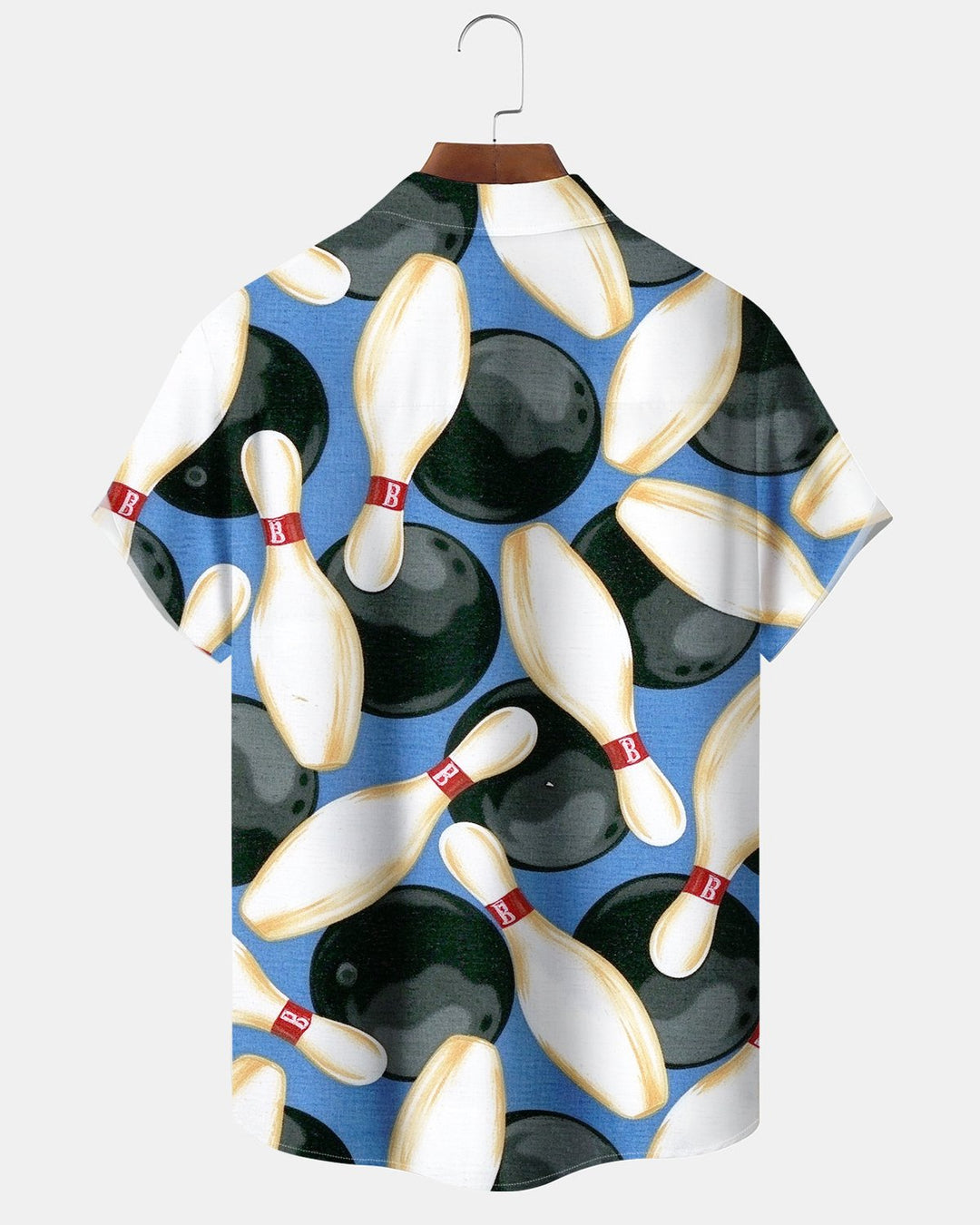 Alohadaddy® Retro Bowling Print Men&