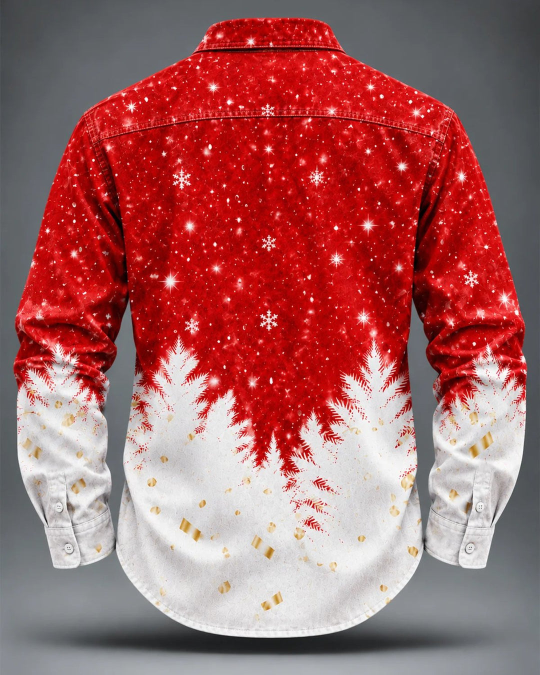 Alohadaddy® Holiday Retro Christmas Patchwork Santa Claus Print Men&