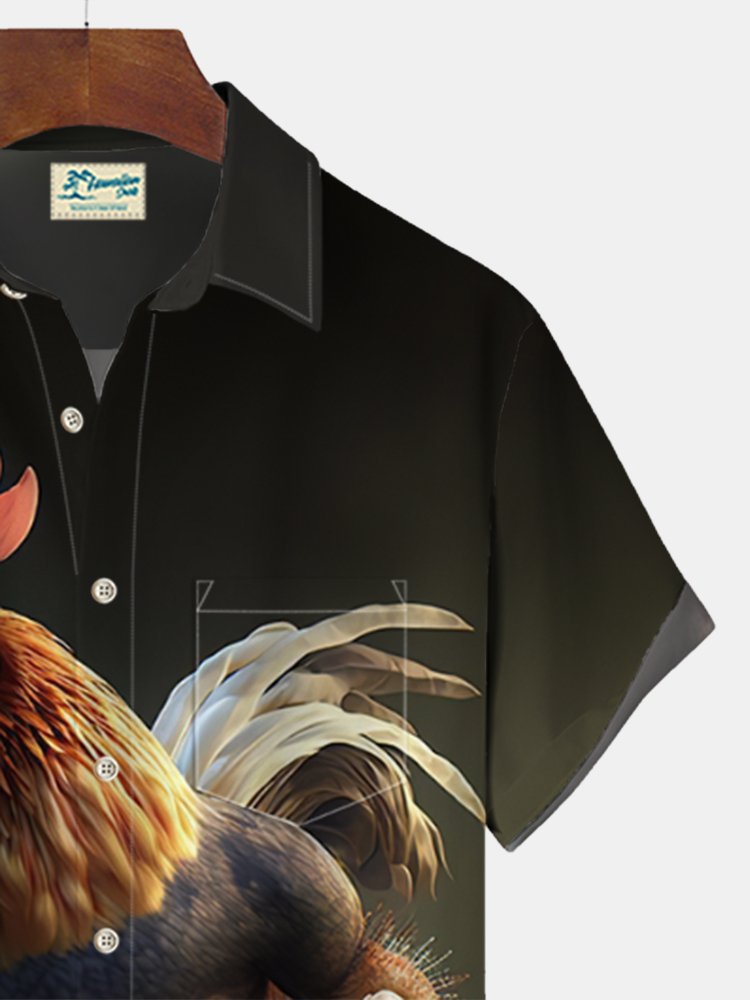 Alohadaddy Vintage Gradient Muscle Rooster Men&