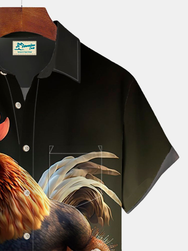 Alohadaddy Vintage Gradient Muscle Rooster Men&