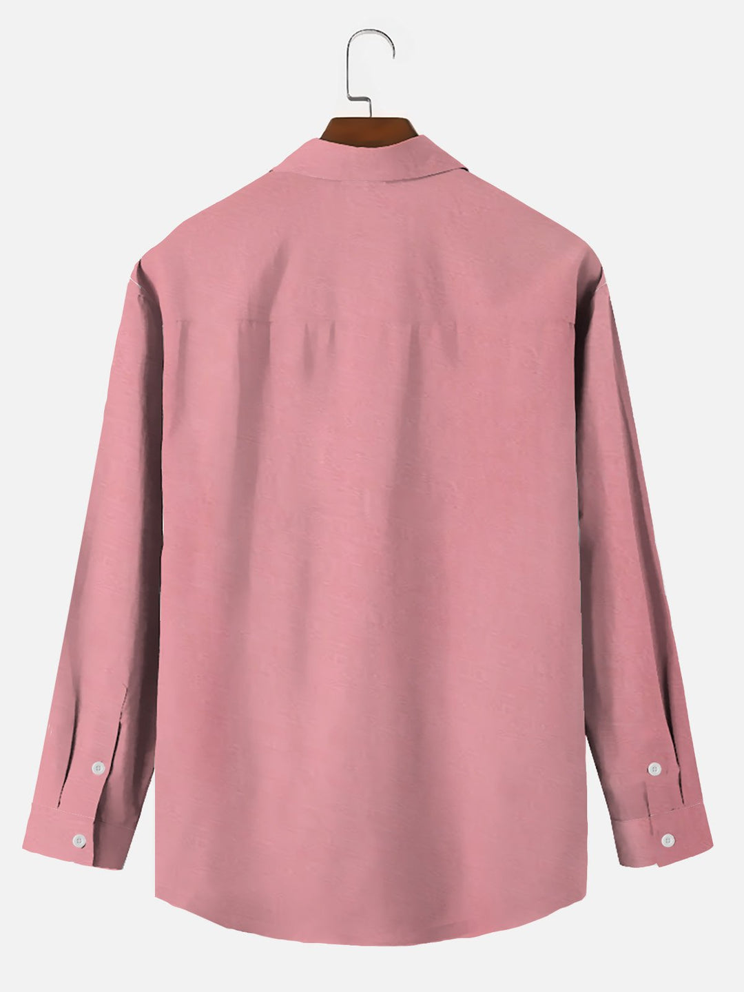 Camisa de manga larga con bolsillos abotonados para hombre con estampado geométrico Alohadaddy