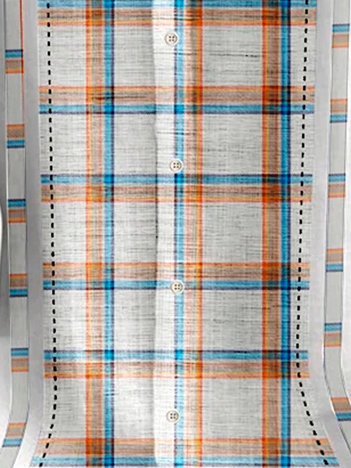 Alohadaddy Retro Plaid 3D Bowling Print Men&