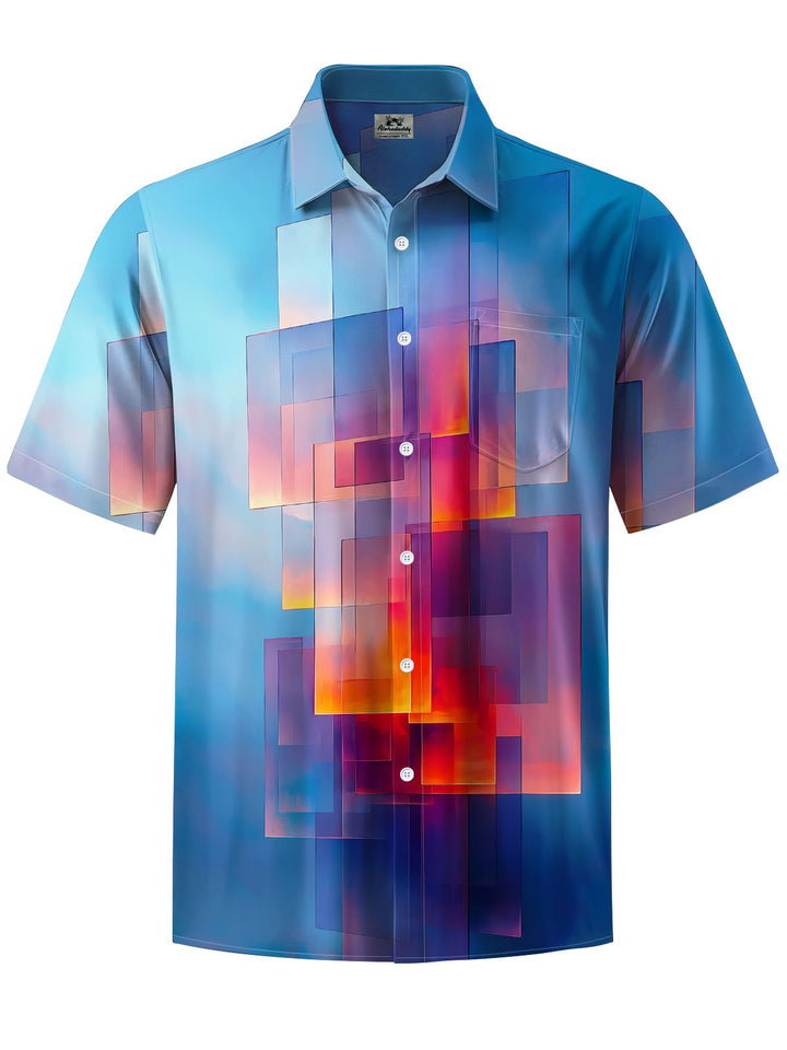 Alohadaddy® Casual Geometric Printed Moisture Wicking Men&