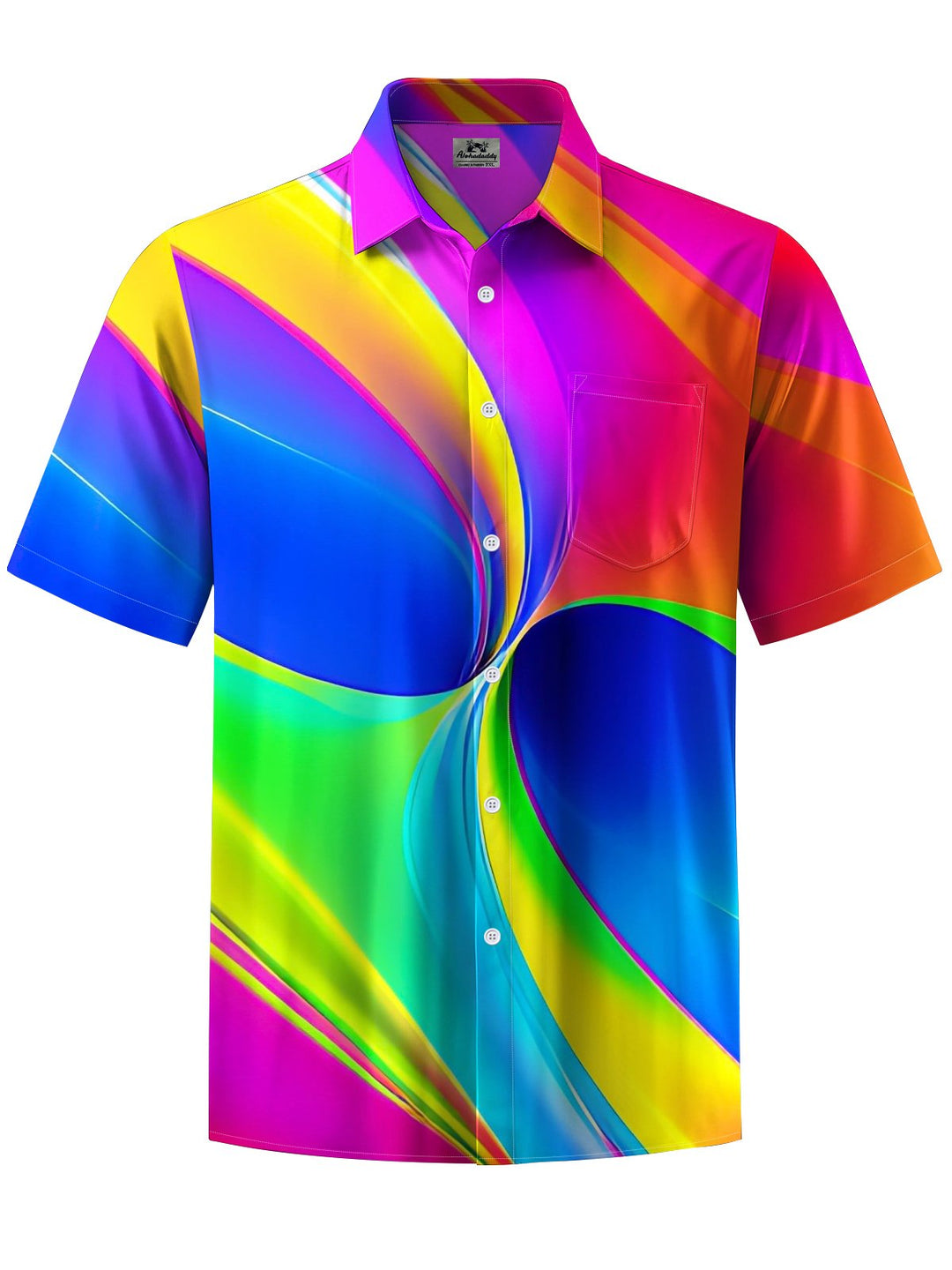 Alohadaddy® Casual Abstract Print Art Pocket Stretch Men&