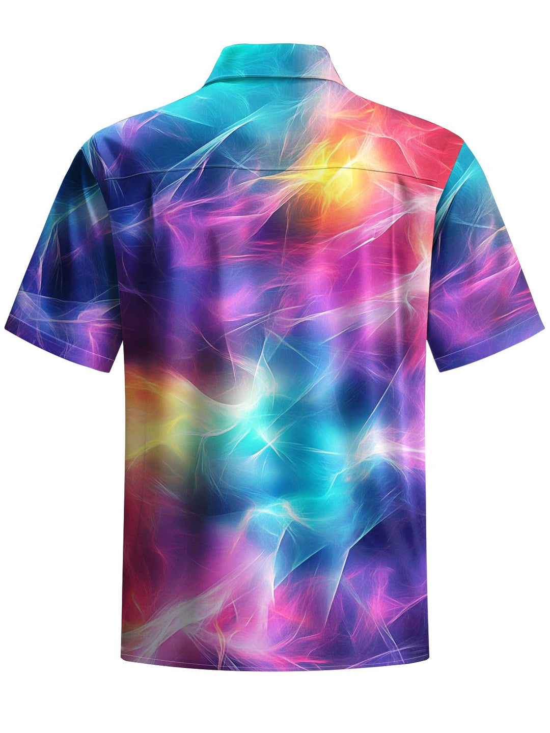Alohadaddy® Casual Abstract Print Stretch Pocket Button Men&