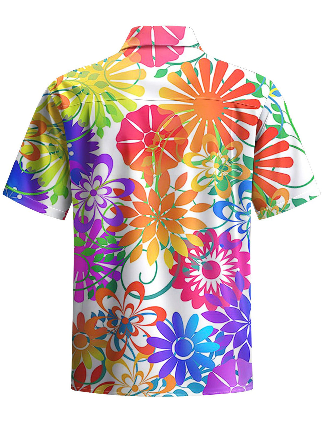 Alohadaddy® Casual Floral Print Button Pocket Men&