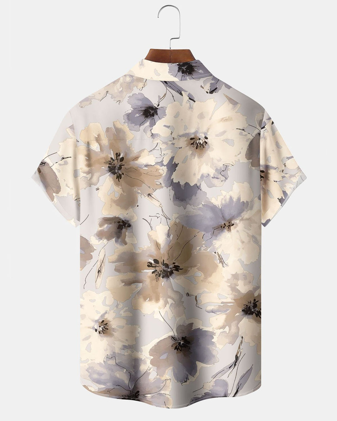 Alohadaddy® Hawaiian Floral Print Art Pocket Stretch Men&