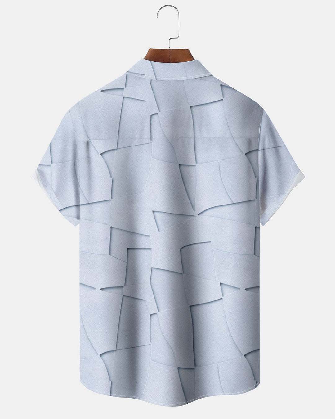 Alohadaddy® Casual Geometric Print Art Button Pocket Cardigan Men&