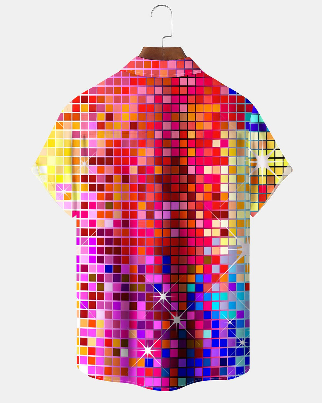 Alohadaddy® Casual Geometric Print Art Button Pocket Cardigan Men&