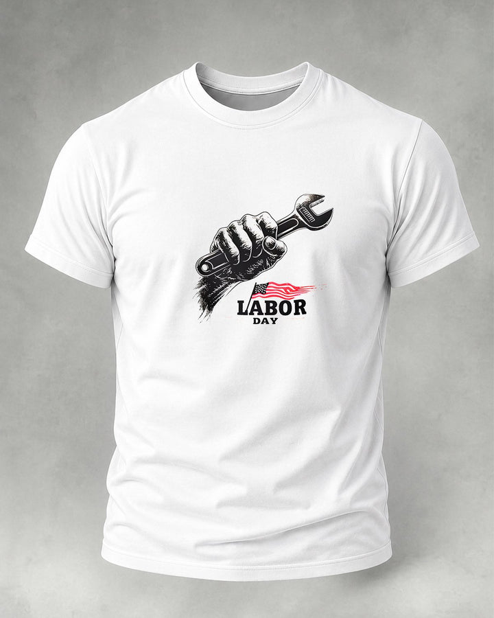 Alohadaddy® Holiday/Labor Day Graphic Crew Neck Short-Sleeve T-Shirt