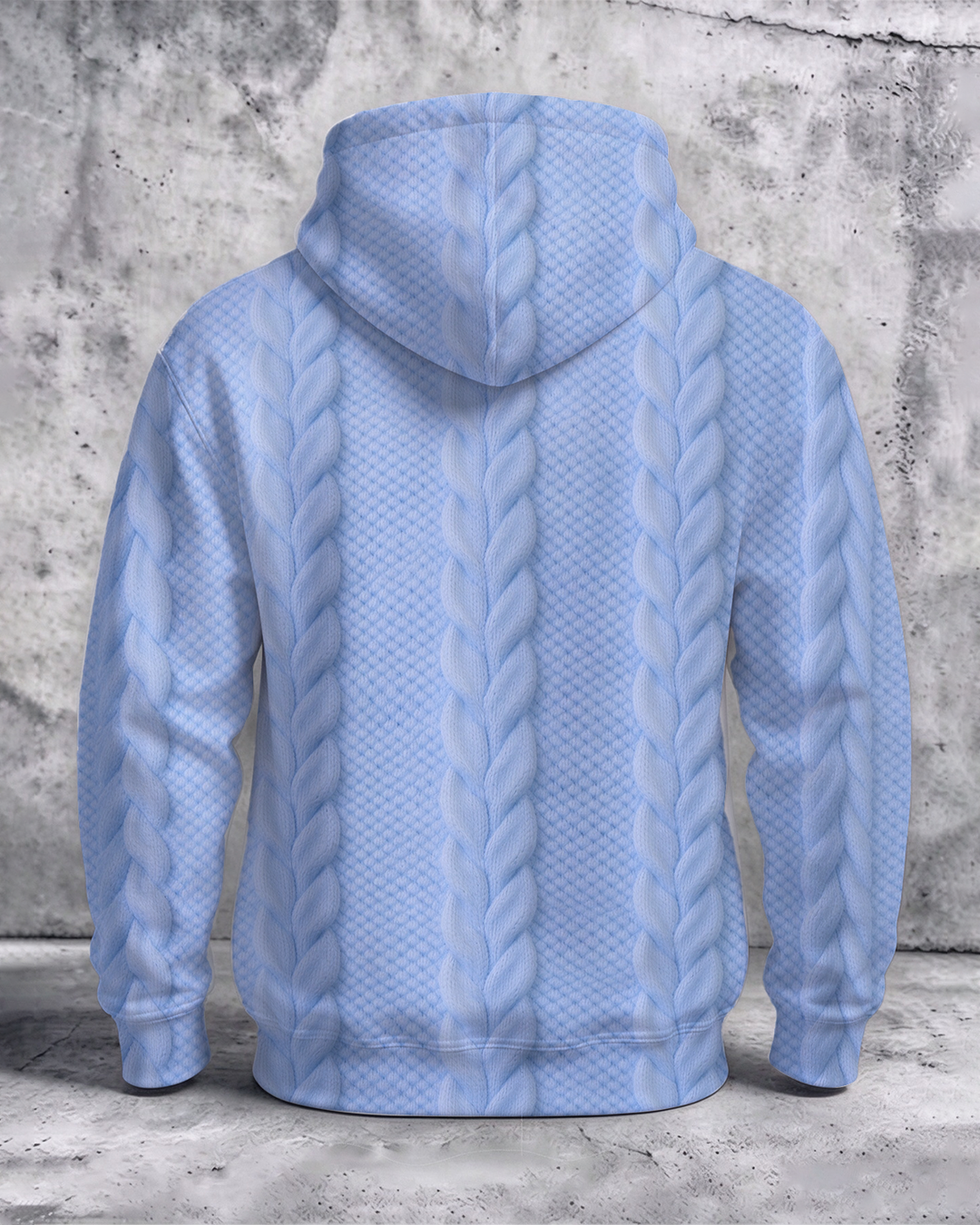 Alohadaddy® Men’s Plait Print Pullover Hoodie