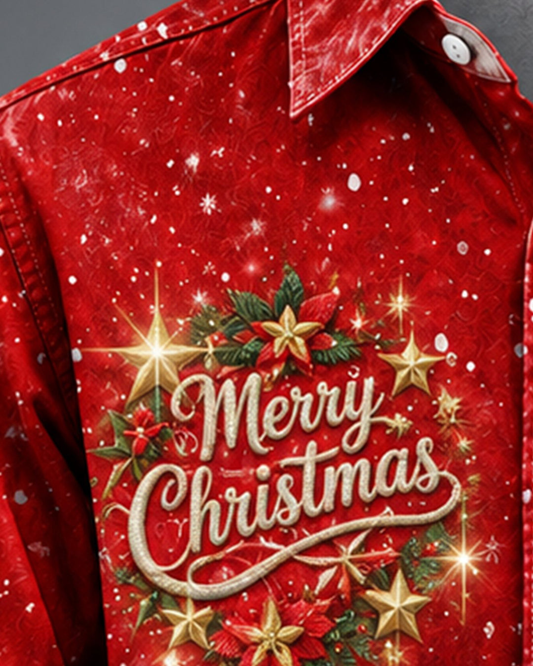 Alohadaddy® Holiday Retro Christmas Patchwork Santa Claus Print Men&