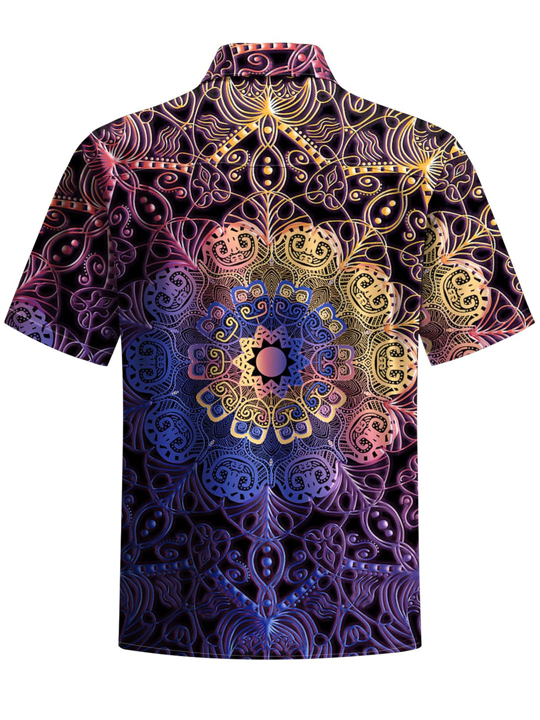 Alohadaddy® Casual Charlotte Floral Print Art Chest Pocket Men&