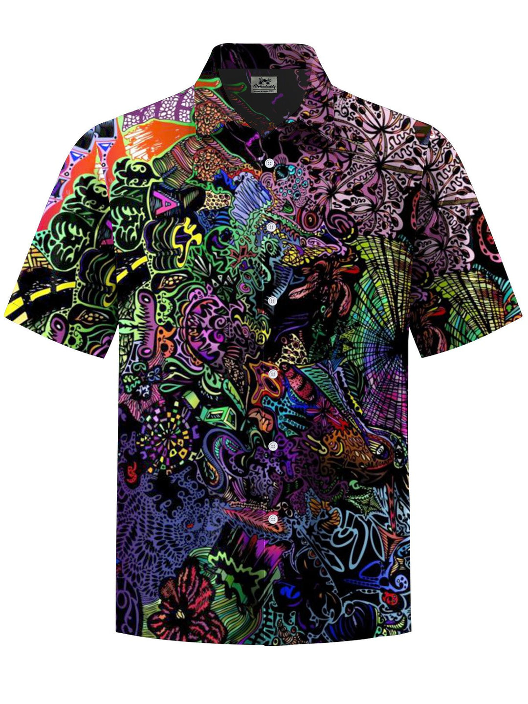 Alohadaddy® Casual Graffiti Print Art Pocket Stretch Men&