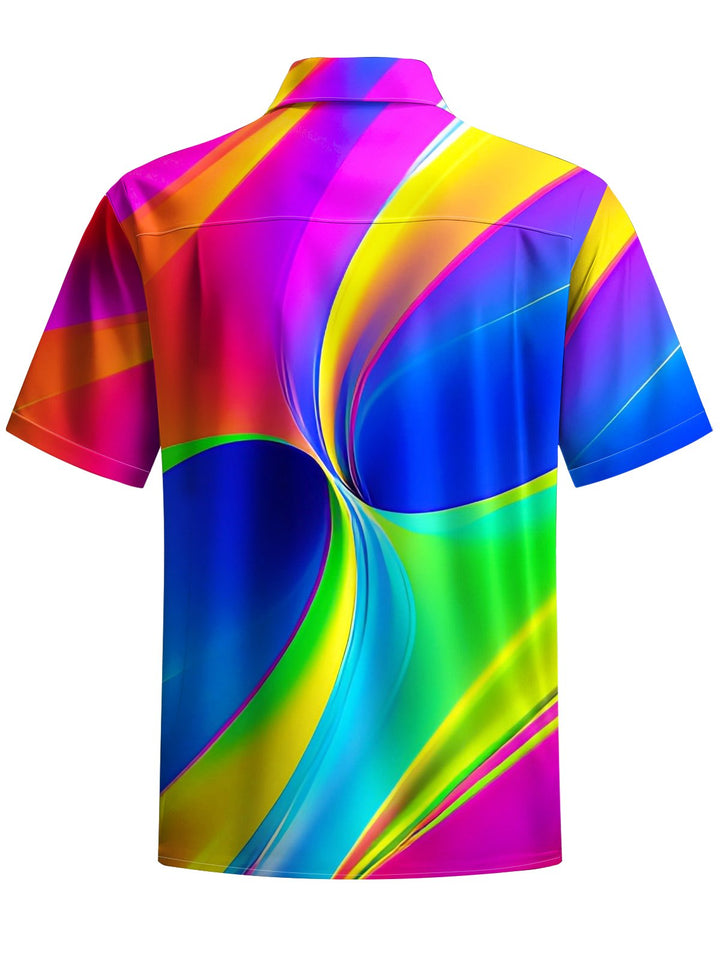 Alohadaddy® Casual Abstract Print Art Pocket Stretch Men&