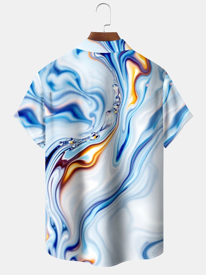 Alohadaddy® Casual Abstract Print Pocket Stretch Men&