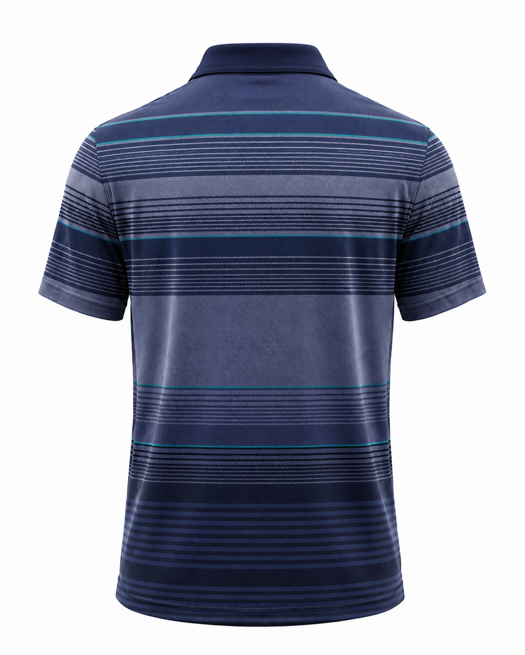 Men’s Basic Casual stripe Retro Print Button Down Polo Short-Sleeve Big &amp; Tall