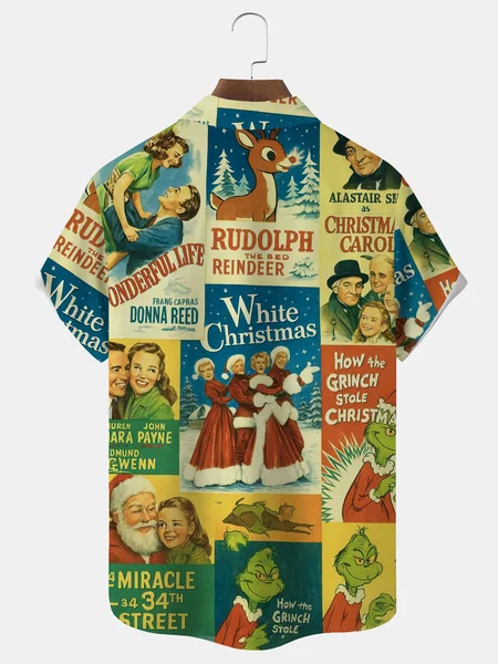 Alohadaddy® Christmas Movie Print Men&