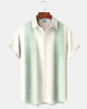 Alohadaddy® Casual Geometric Print Men's Short-Sleeve Shirt