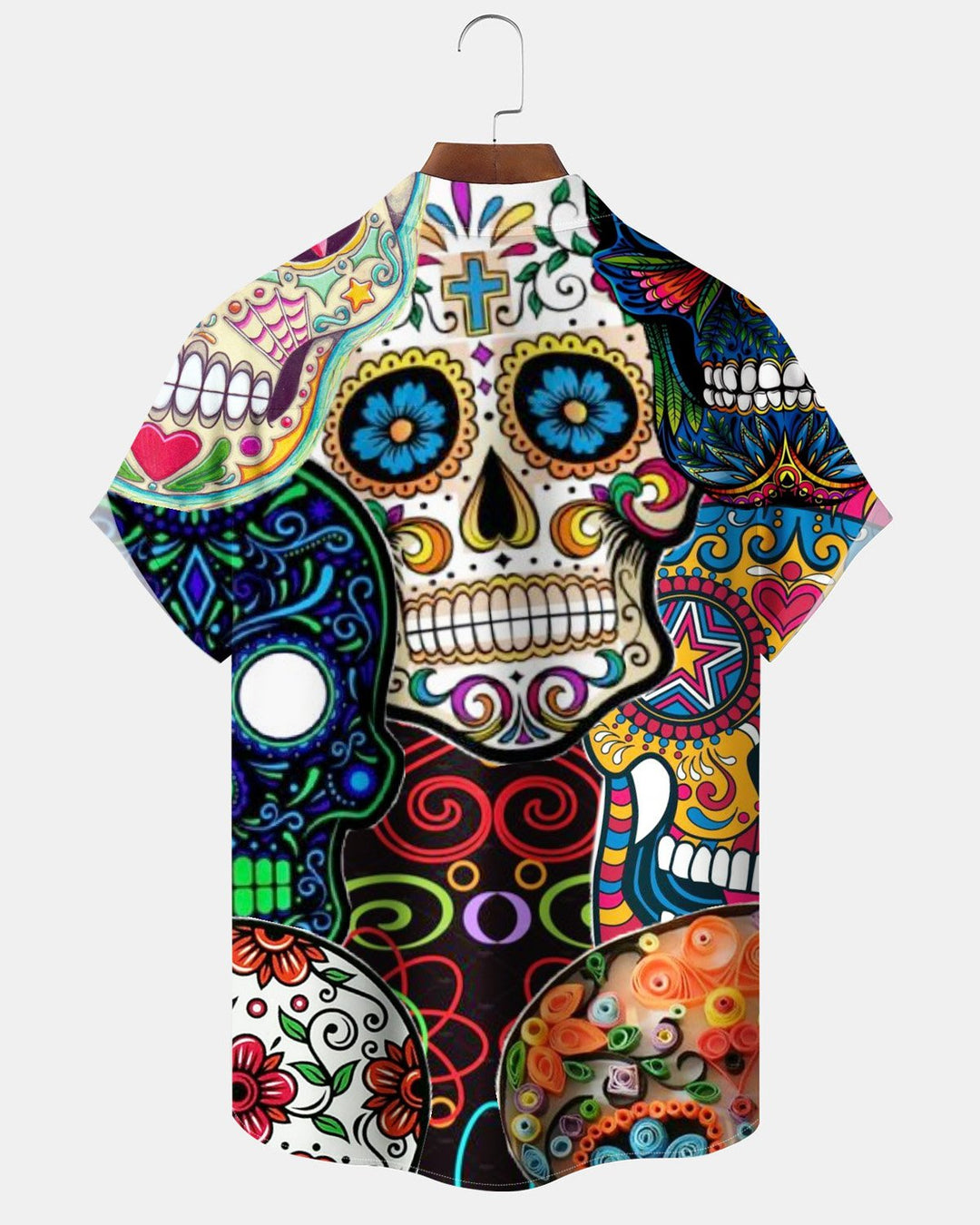 Alohadaddy® Halloween Skull Print Men&