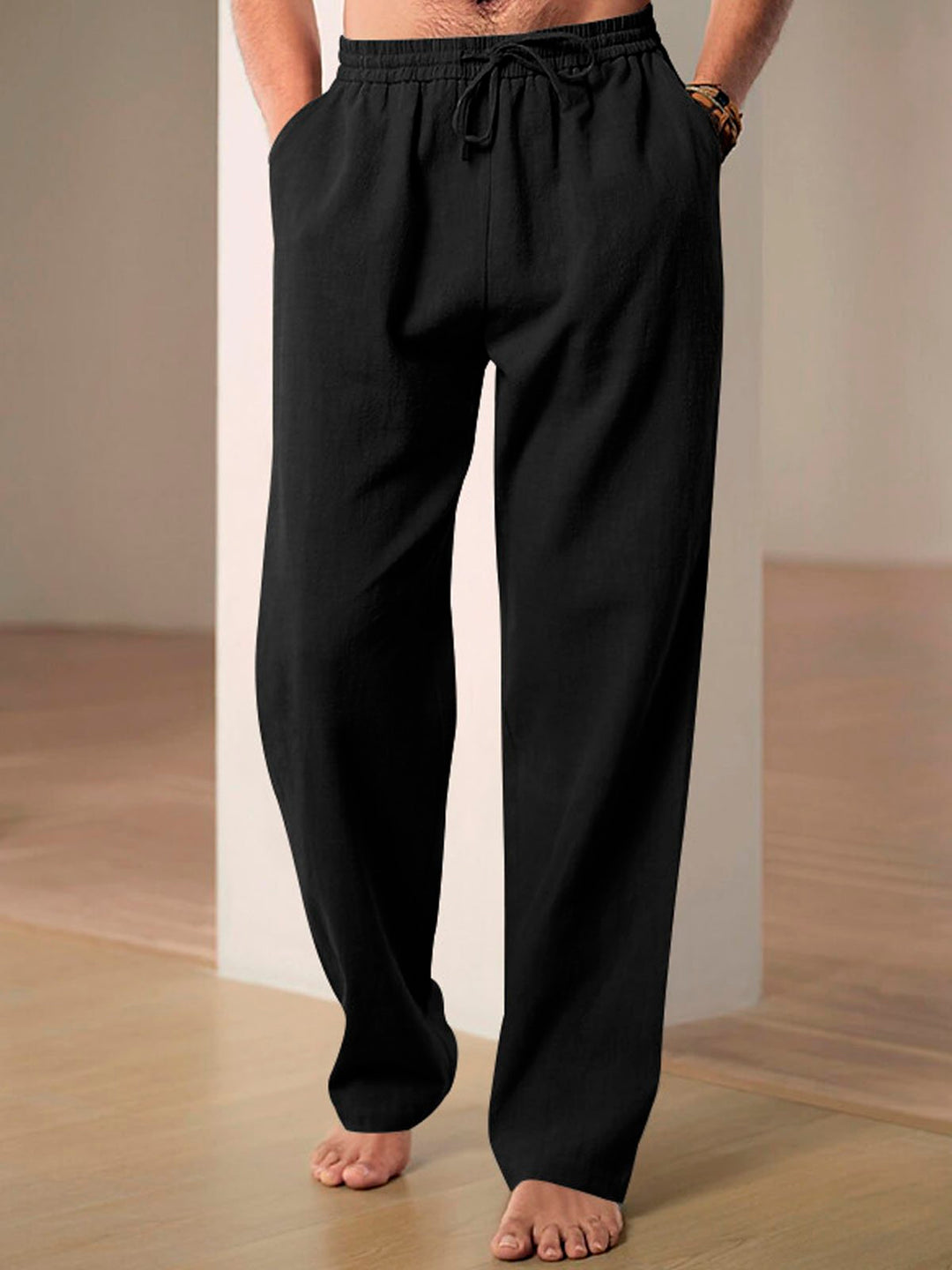 Alohadaddy Casual Cotton and Linen Men&