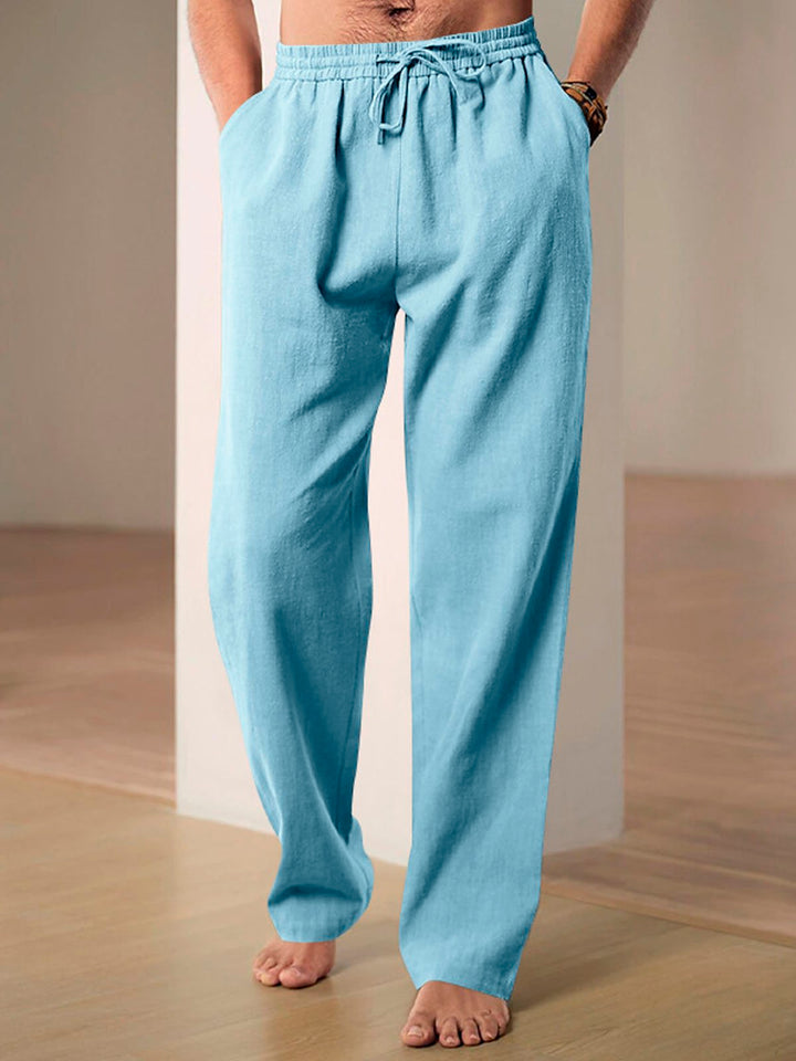 Alohadaddy Casual Cotton and Linen Men&