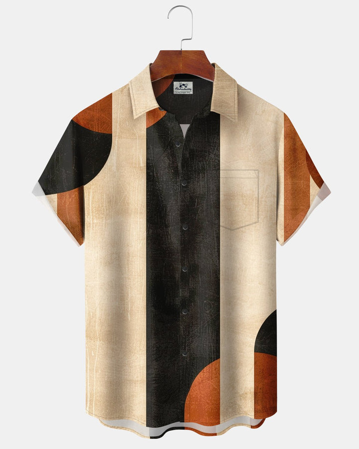 Alohadaddy® Casual Geometric Print Men&