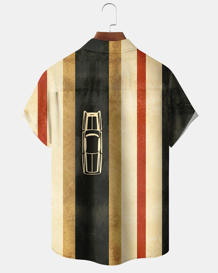 Alohadaddy® Retro Car Print Men&