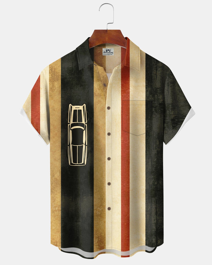 Alohadaddy® Retro Car Print Men&