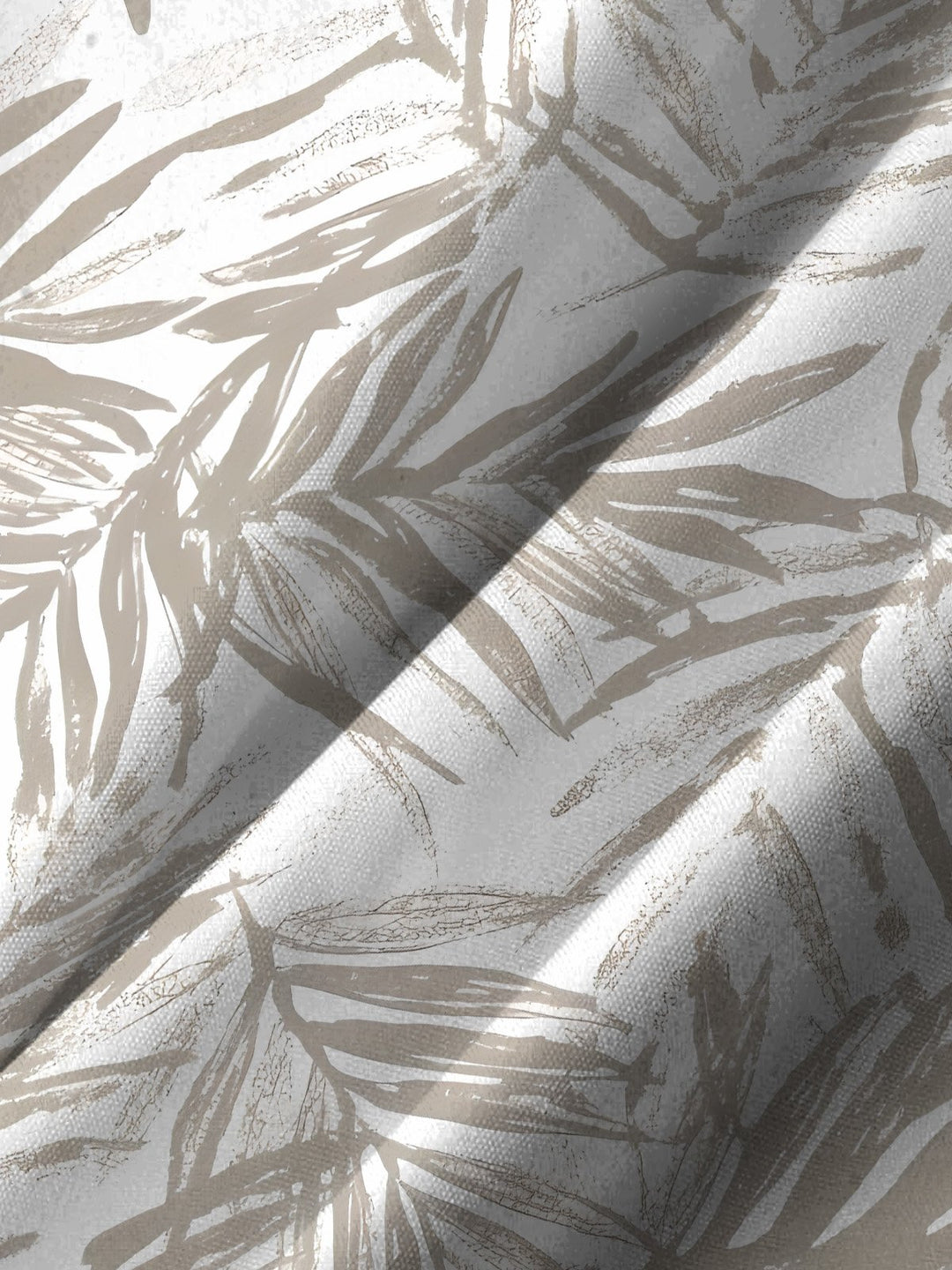 Alohadaddy Moisture Wicking Palm Leaf Art Print Stretch Oversized Chest Pocket Short Sleeve Shirt