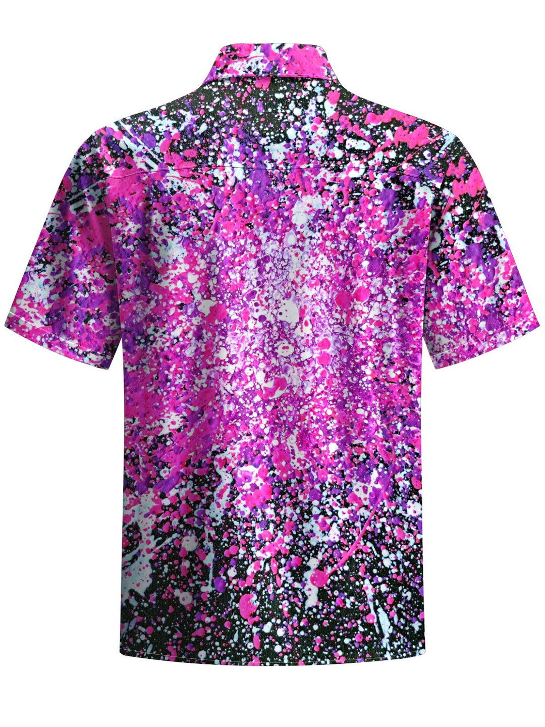 Alohadaddy® Vintage Casual Acrylic Inkjet Print Art Chest Pocket Men&