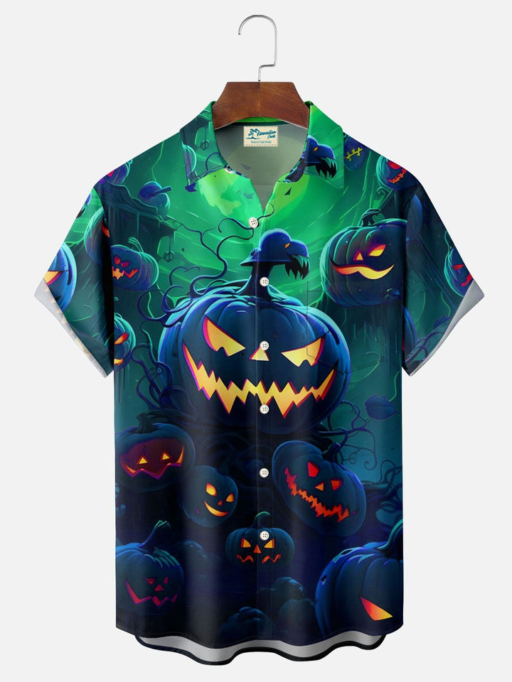 Alohadaddy Halloween Pumpkin 3D Digital Print Men&