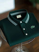 Alohadaddy® Men's Classic Business Solid Logo Button-Down Short Sleeve Polo Shirt Big & Tall