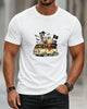 Alohadaddy® Men's Casual Halloween Skull And Ghost Short-Sleeve T-Shirt