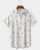 Alohadaddy® Men's Short-Sleeve Button-Down Shirt with Pocket Halloween Print