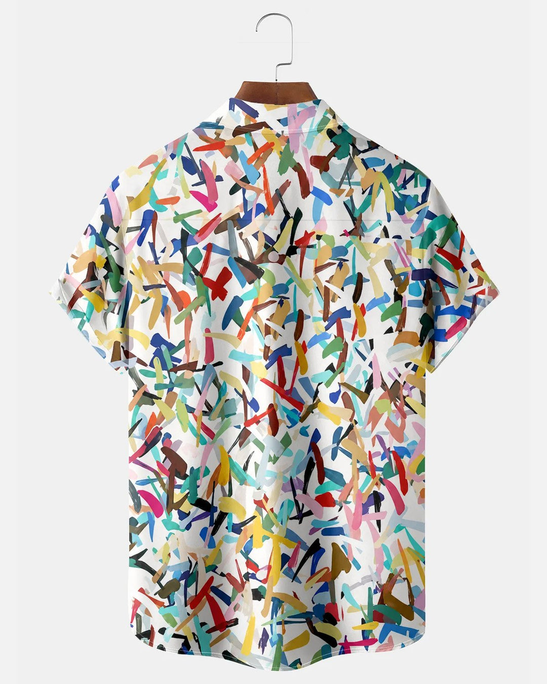 Alohadaddy® Casual Abstract Graffiti Polka Dot Print Men&