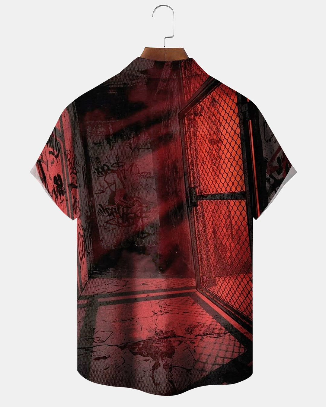 Alohadaddy® Halloween Bloodstain Print Men&