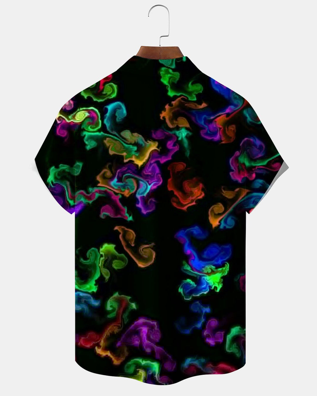 Alohadaddy® Casual Abstract Art Smoke Print Men&