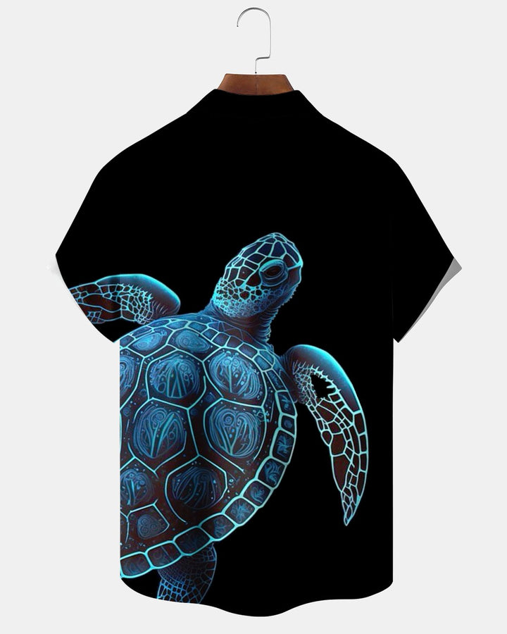 Alohadaddy® Casual Turtle Print Men&