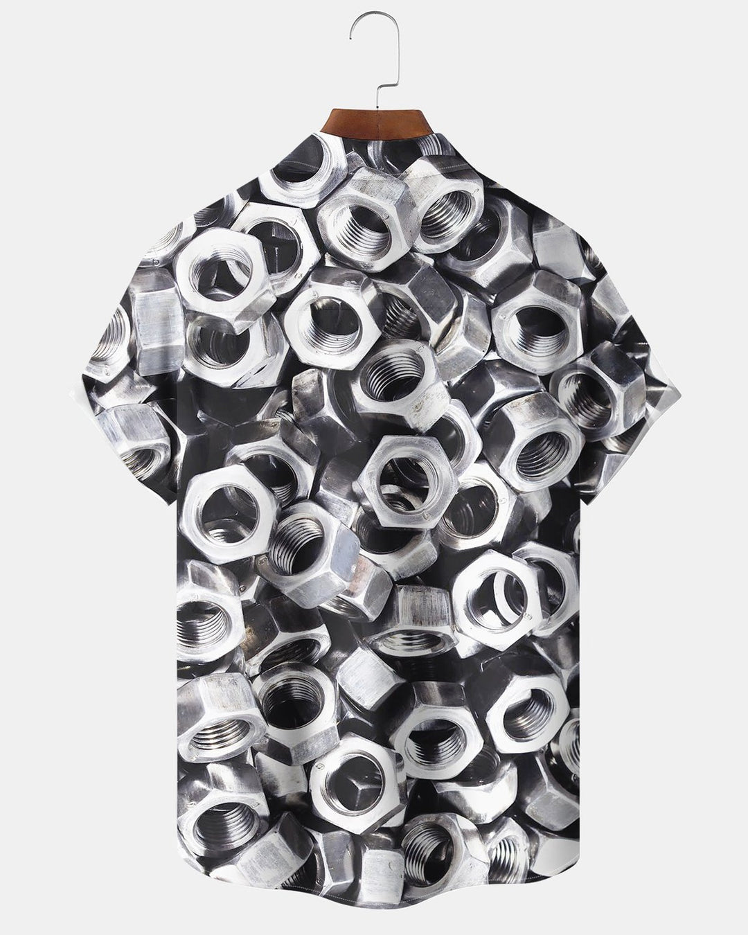 Alohadaddy® Casual Abstract Geometric Screw Print Men&