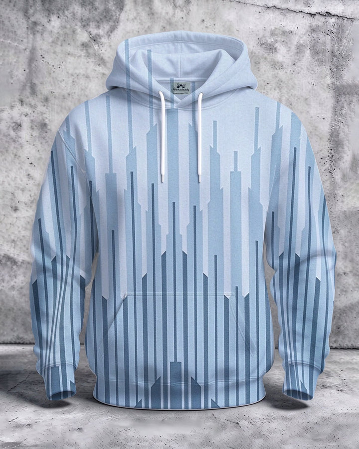 Alohadaddy® Casual Geometric Gradient Plaid Print Men&