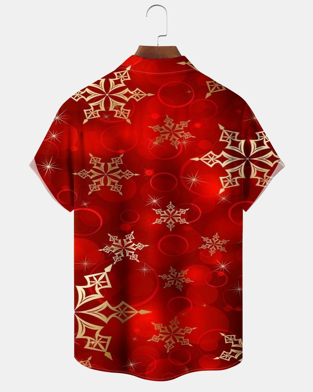 Alohadaddy® Holiday Christmas Snowflake Abstract Art Print Men&