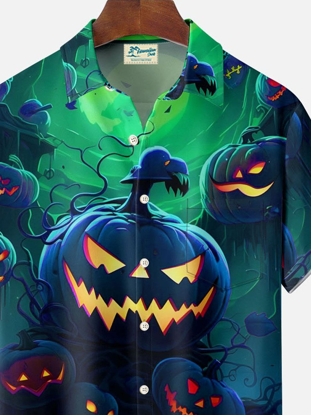 Alohadaddy Halloween Pumpkin 3D Digital Print Men&