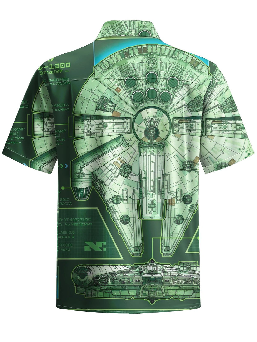 Alohadaddy® Retro Movie Spaceship Star Wars Printed Pockets Elastic Large Size Men&