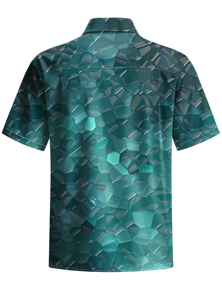 Alohadaddy® Vintage Gradient Geometric Art Print Men&