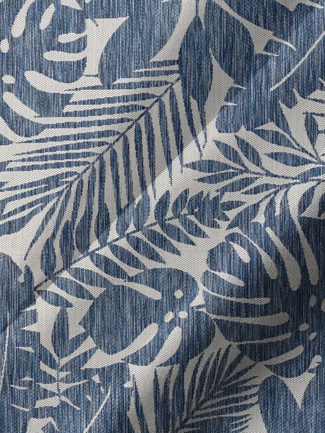 Alohadaddy® Vintage Palm Leaf Art Print Chest Pocket Mens Short Sleeve Shirt Big &amp; Tall