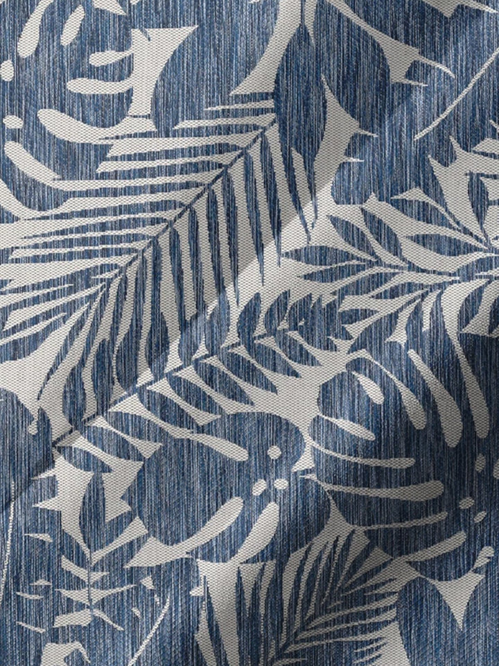 Alohadaddy® Vintage Palm Leaf Art Print Chest Pocket Mens Short Sleeve Shirt Big &amp; Tall