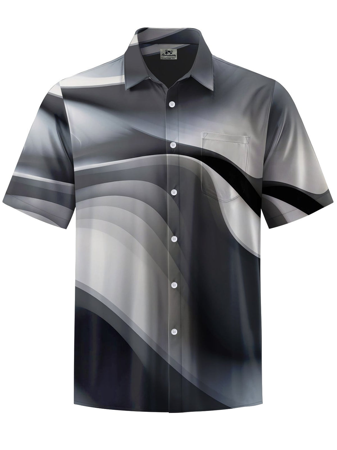 Alohadaddy® Casual Abstract Print Art Pocket Stretch Men&