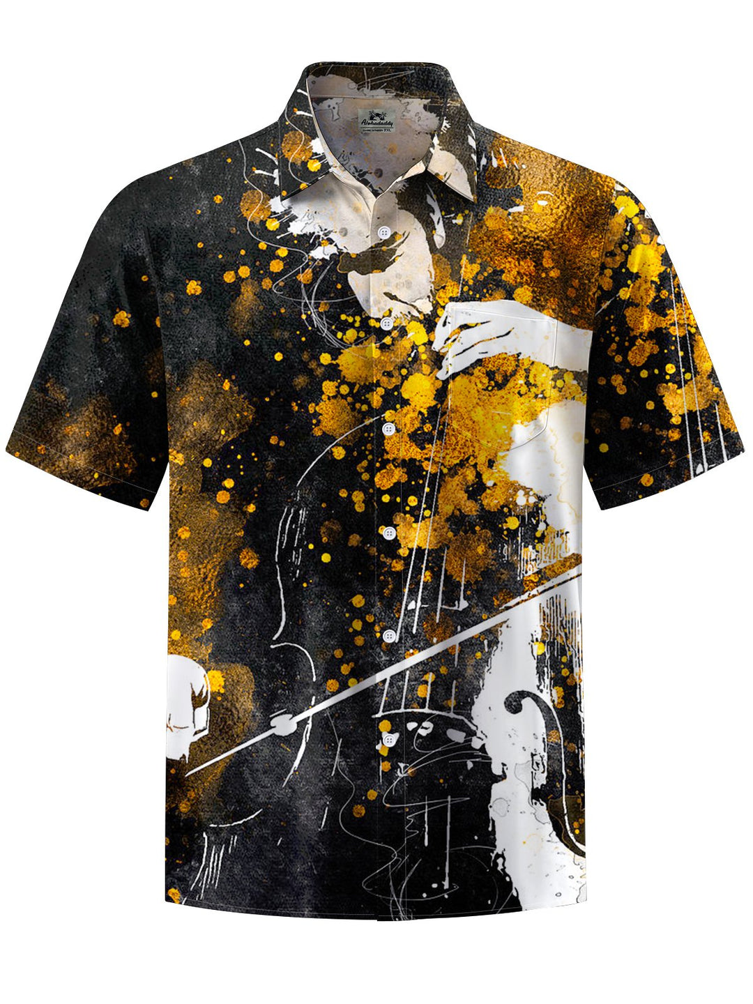 Alohadaddy® Vintage Performance Graffiti Print Art Stretch Men&