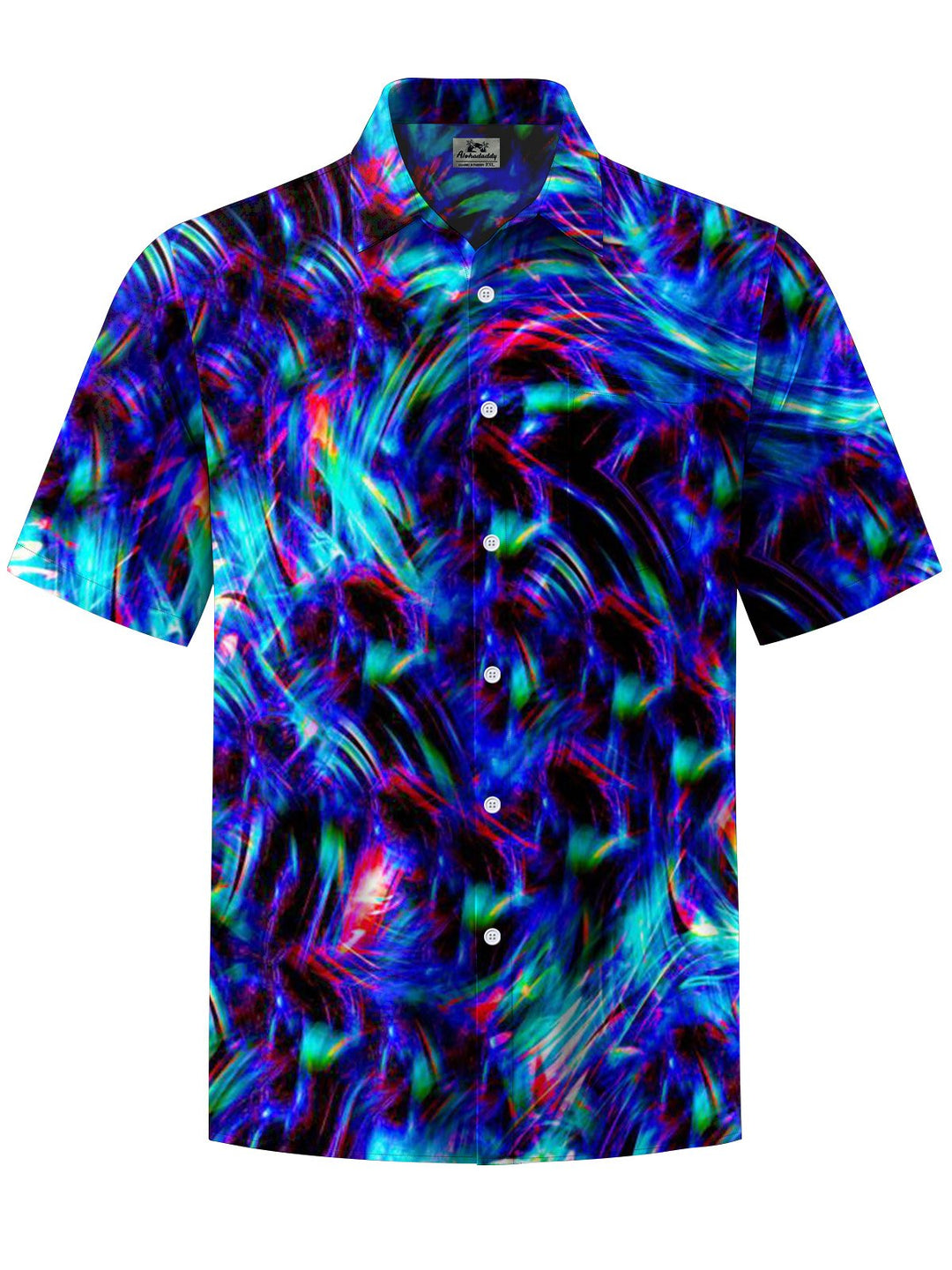 Alohadaddy® Casual Abstract Art Print Pocket Stretch Men&